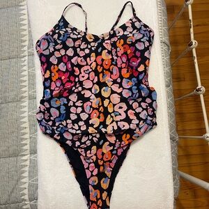 Cupshe Multicolor Leopard Print One Piece Swimsuit